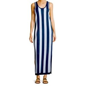 Diane Von Furstenberg | Sleeveless Striped Maxi Coverup